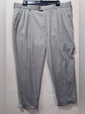 George size 42x32 Men's Classic Gray Dress Pants